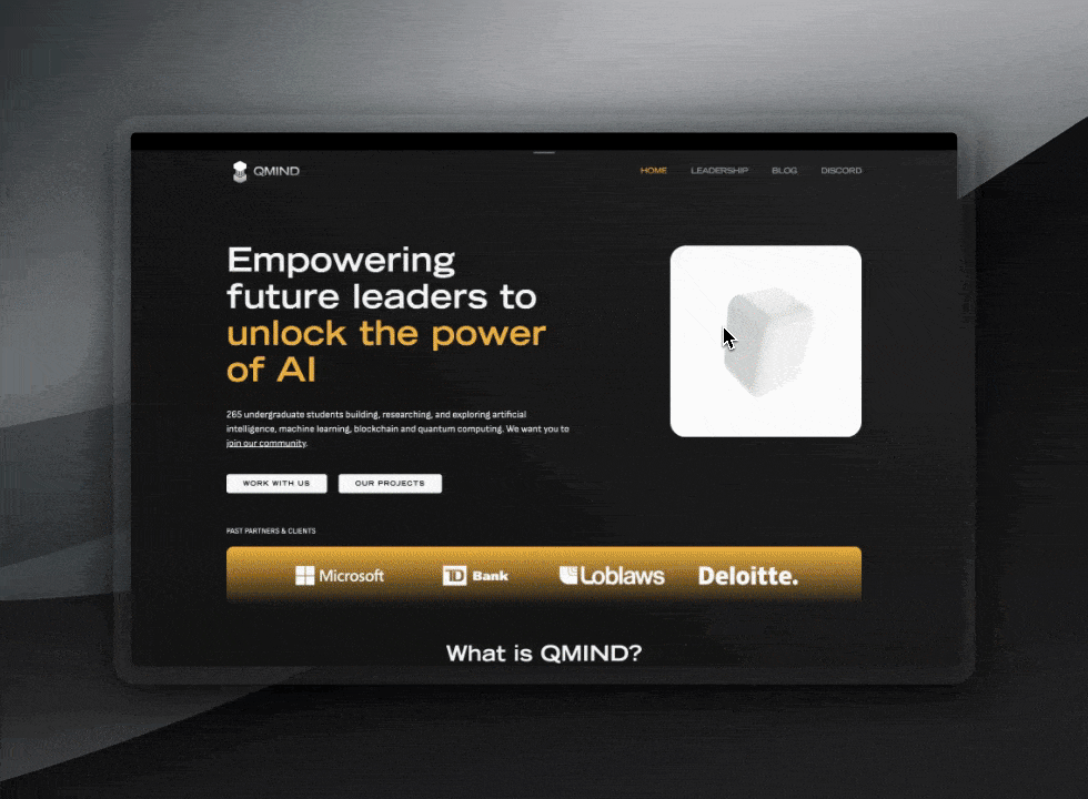 QMIND Website